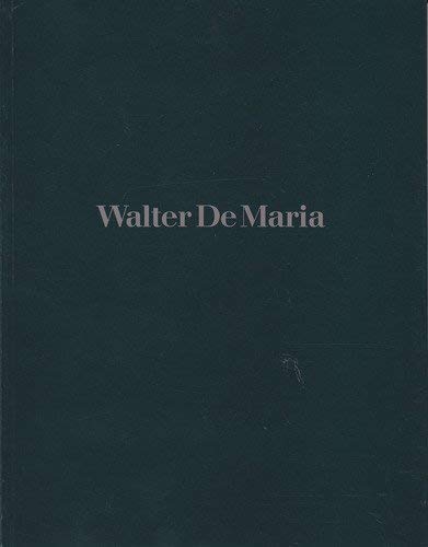 Beispielbild fr Walter De Maria zum Verkauf von medimops