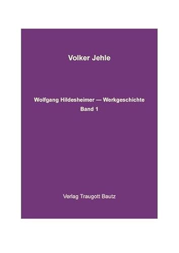 Beispielbild fr Hildesheimer-Werkgeschichte Band 1 + 2 zum Verkauf von Verlag Traugott Bautz GmbH