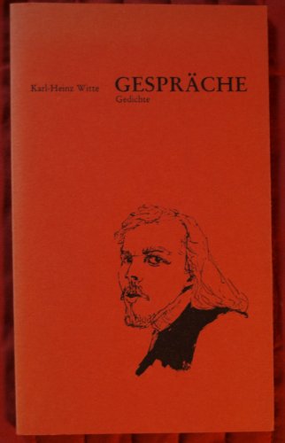 Stock image for Gesprche. Gedichte for sale by Hylaila - Online-Antiquariat