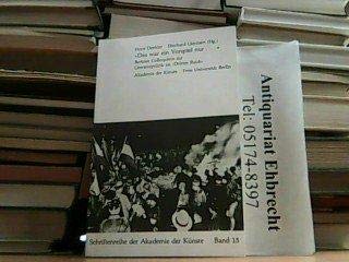 9783883319360: "Das war ein Vorspiel nur: Berliner Colloquium zur Literaturpolitik im Dritten Reich (Schriftenreihe der Akademie der Knste)