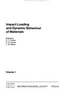 9783883551258: Impact loading and dynamic behaviour of materials