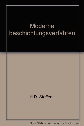 Beispielbild fr Moderne Beschichtungsverfahren zum Verkauf von NEPO UG