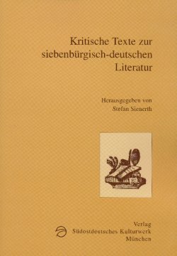 9783883560984: Kritische Texte zur siebenbrgisch-deutschen Literatur