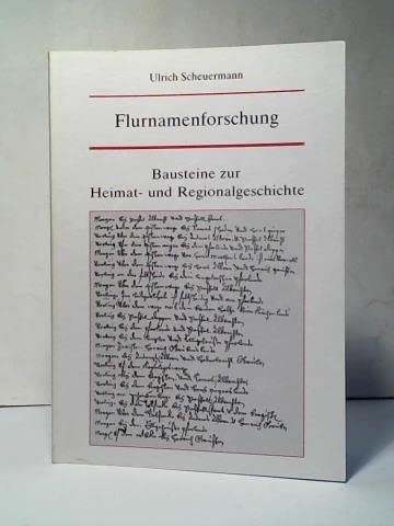 Flurnamenforschung - Scheuermann, Ulrich