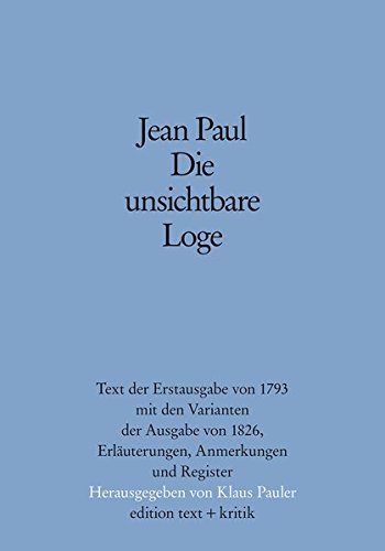 Beispielbild fr Die unsichtbare Loge : e. Biographie. Hrsg. von Klaus Pauler zum Verkauf von Hbner Einzelunternehmen