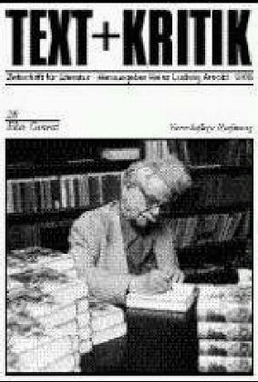 Text + Kritik. Zeitschrift für Literatur. Heft 28: Elias Canetti.