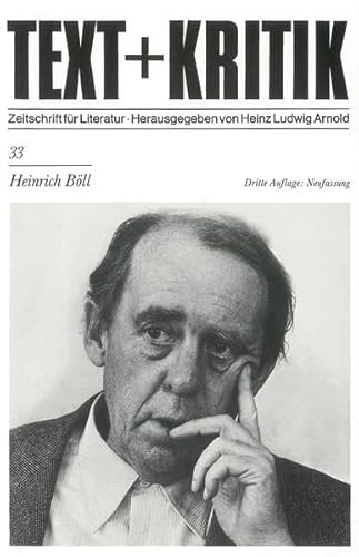 Stock image for Heinrich Bll (Text & Kritik, No. 33) for sale by German Book Center N.A. Inc.