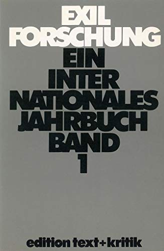 Stalin und die Intellektuellen und andere Themen. Exilforschung. Ein Internationales Jahrbuch Band 1. - Koebner, Thomas