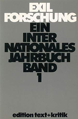 Stock image for EXILFORSCHUNG Ein Internationals Jahrbuch Band 1: STALIN UND DIE INTELLEKTUELLEN UND ANDERE THEMEN for sale by German Book Center N.A. Inc.