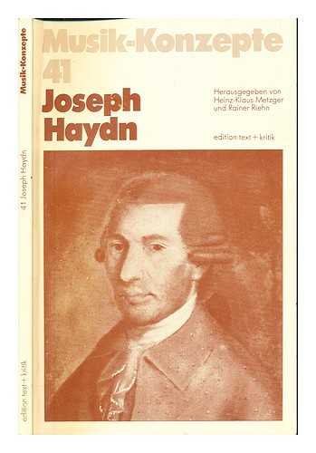 Beispielbild fr Joseph Haydn (Musik-Konzepte 41) zum Verkauf von medimops