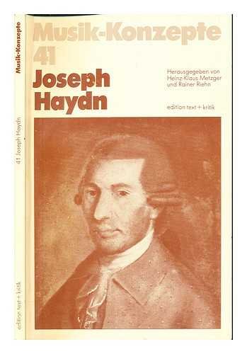 Stock image for Joseph Haydn (Musik-Konzepte 41) for sale by medimops