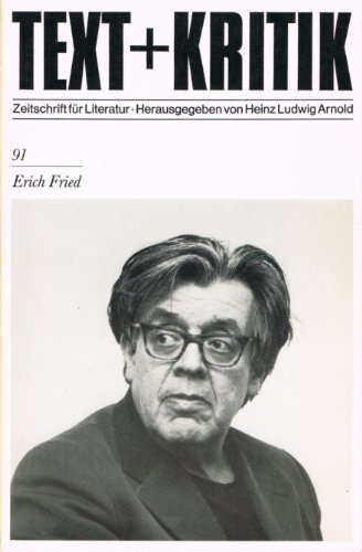 Erich Fried (Text + Kritik) (9783883772233) by Erich Fried