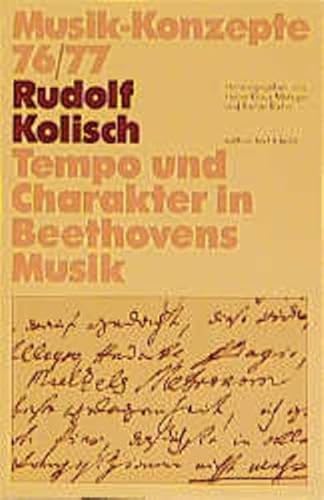 Beispielbild fr Musik-Konzepte, Bd.76/77, Tempo und Charakter in Beethovens Musik zum Verkauf von medimops