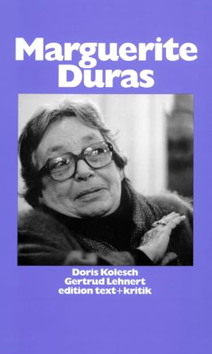 Beispielbild fr Marguerite Duras. zum Verkauf von Antiquariat Thomas Nonnenmacher