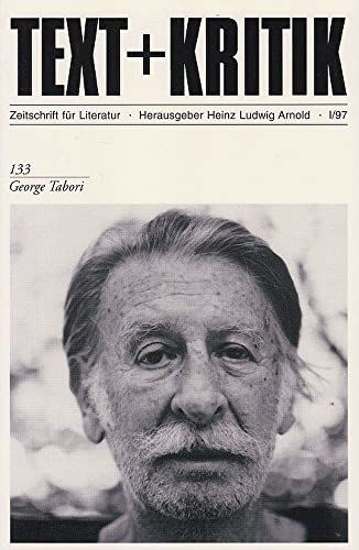 Beispielbild fr George Tabori. zum Verkauf von modernes antiquariat f. wiss. literatur