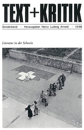 Beispielbild fr Literatur in der Schweiz (TEXT+KRITIK Sonderband) zum Verkauf von medimops
