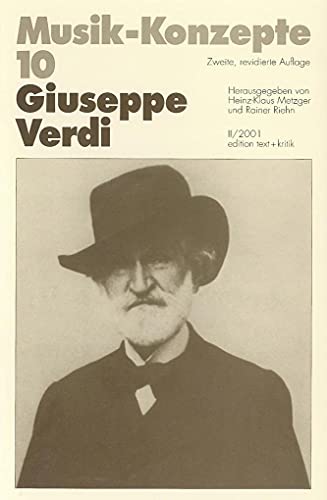 Stock image for GIUESEPPE VERDI (Musik-Konzepte 10) for sale by German Book Center N.A. Inc.