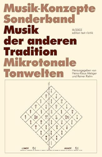 Musik der anderen Tradition. Mikrotonale Tonwelten (Musik-Konzepte Sonderband) - Hans Stolp