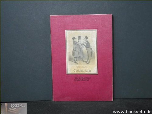 Beispielbild fr Caricaturiana (Die bibliophilen Taschenbcher 113) zum Verkauf von medimops