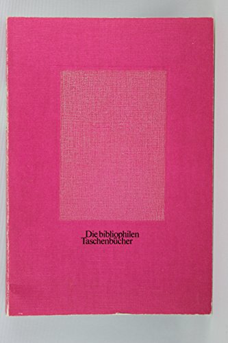 Beispielbild fr Geschichte der deutschen National-Neigung zum Trunke. ( Die bibliophilen Taschenbcher ; 138) zum Verkauf von books4less (Versandantiquariat Petra Gros GmbH & Co. KG)