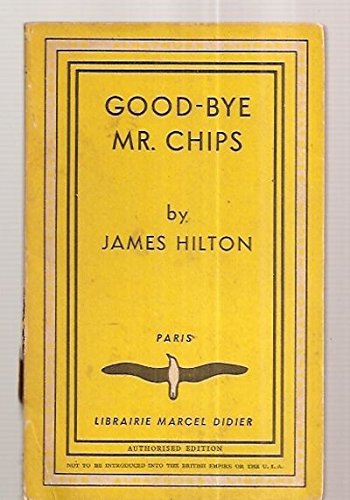 9783883890036: Good-bye Mr. Chips