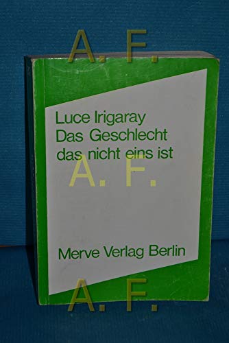 Stock image for Das Geschlecht, das nicht eins ist for sale by GreatBookPrices