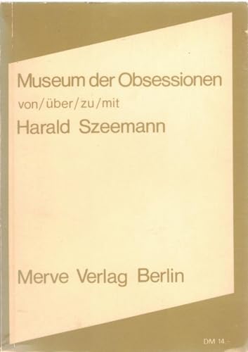 Imagen de archivo de Museum der Obsessionen -Language: german a la venta por GreatBookPrices