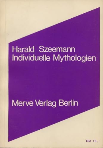 Stock image for Individuelle Mythologien -Language: german for sale by GreatBookPrices