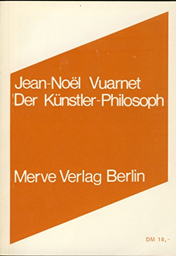 9783883960470: Der Knstler-Philosoph