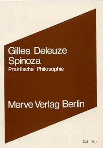 Spinoza: Praktische Philosophie (9783883960593) by Deleuze, Gilles