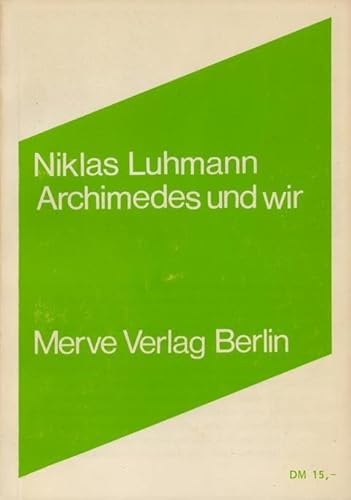 Imagen de archivo de Archimedes und wir -Language: german a la venta por GreatBookPrices