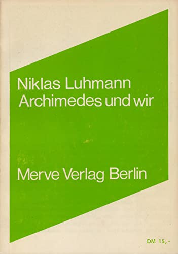 Stock image for Archimedes und wir -Language: german for sale by GreatBookPrices