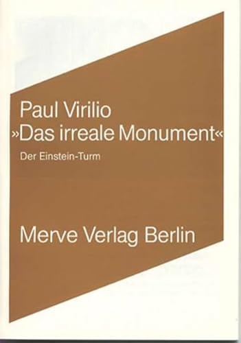 9783883960913: Virilio, P: Irreale Monument