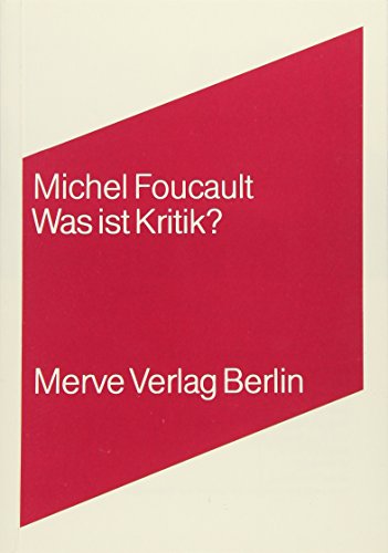 Was ist Kritik? (9783883960937) by Foucault, Michel