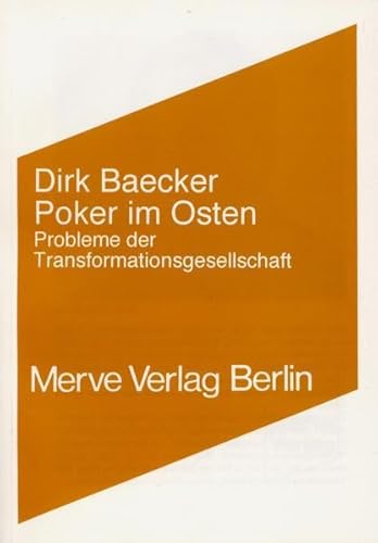 Stock image for Poker im Osten. Probleme der Transformationsgesellschaft for sale by medimops