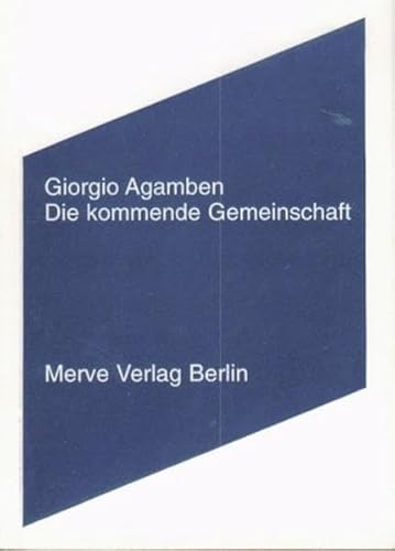 Stock image for Die kommende Gemeinschaft -Language: german for sale by GreatBookPrices