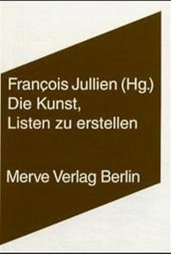 Beispielbild fr Die Kunst, Listen zu erstellen zum Verkauf von GreatBookPrices