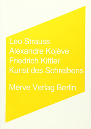 Stock image for Kunst Des Schreibens: Herausgeber: Hiepko, Andreas for sale by Revaluation Books
