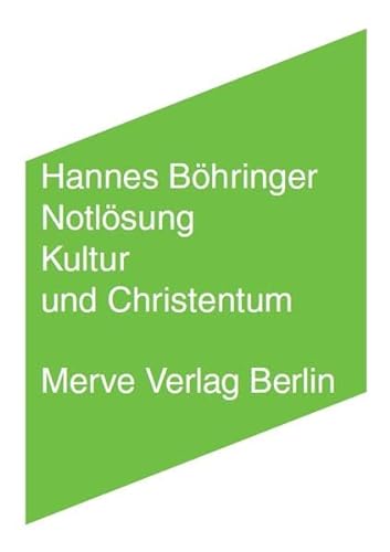 NotlÃ¶sung: Kultur und Christentum (9783883963266) by BÃ¶hringer, Hannes
