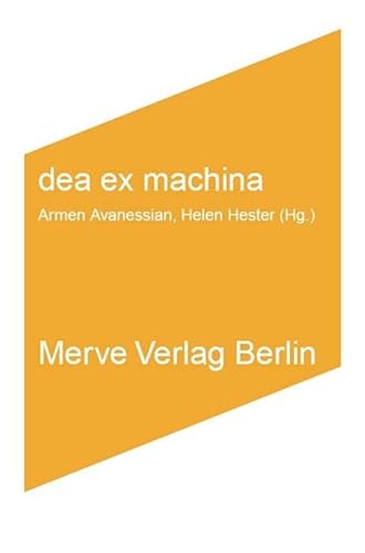 Imagen de archivo de dea ex machina -Language: german a la venta por GreatBookPrices