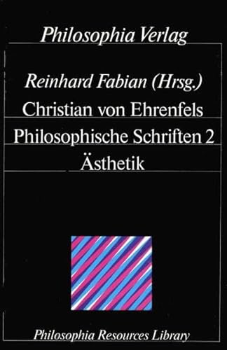 9783884050323: Asthetik: Philosophische Schriften : Band II