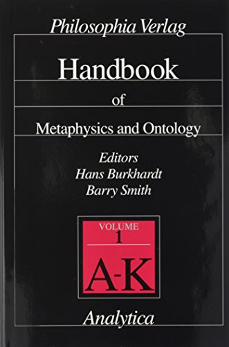 Stock image for Handbook of Metaphysics and Ontology for sale by Better World Books