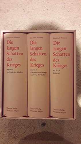 Die langen Schatten des Krieges. 3 Bände. - Weinreb, Friedrich