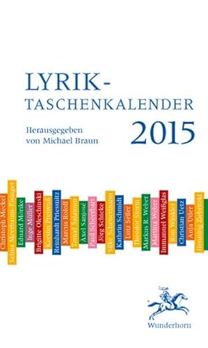 9783884234648: Lyrik-Taschenkalender 2015