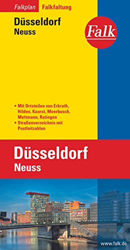 Stock image for Dusseldorf plattegrond (Falkplan Falk vouwwijze) for sale by Goldstone Books