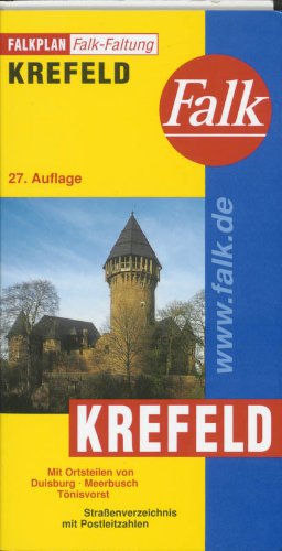 Stock image for Krefeld plattegrond: Ortsteielen von Duisburg . Meerbusch . Tonisvorst for sale by WorldofBooks