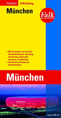 Stock image for Munchen plattegrond: mit Cityplanen von Dachau - Furstenfeldbruck - Gauting - Germering - Grunwald - Ismaning Taufkirchen - Vaterstetten (German Edition) for sale by Half Price Books Inc.