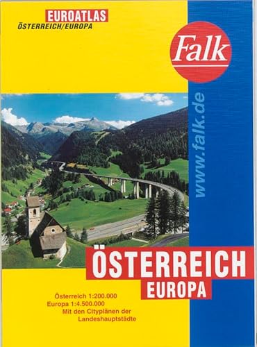 Falk Euroatlas Österreich 1:200 000 / Europa 1:4,5 Mio.