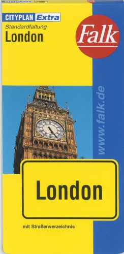 Falk Cityplan Extra Standardfaltung International London mit Straßenverzeichnis - Falk Kartografie