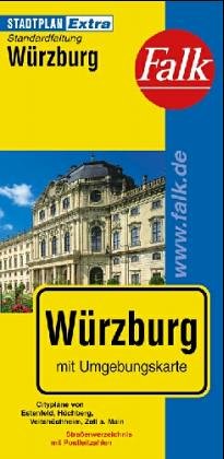 Stadtplan Würzburg : mit Umgebungskarte ; Straßenverzeichnis ; mit Postleitzahlen - Falk-Verlag